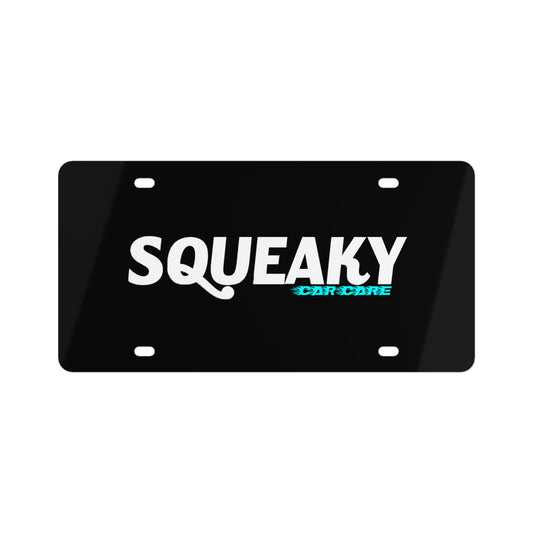 SQUEAKY LICENSE PLATE